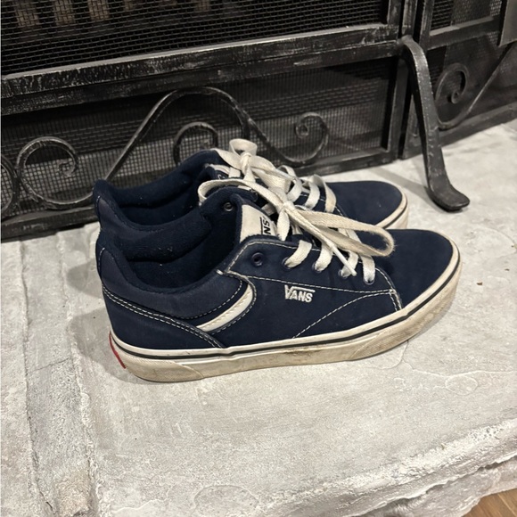 Vans Boys Navy Size 3 Sneakers - Picture 4 of 8